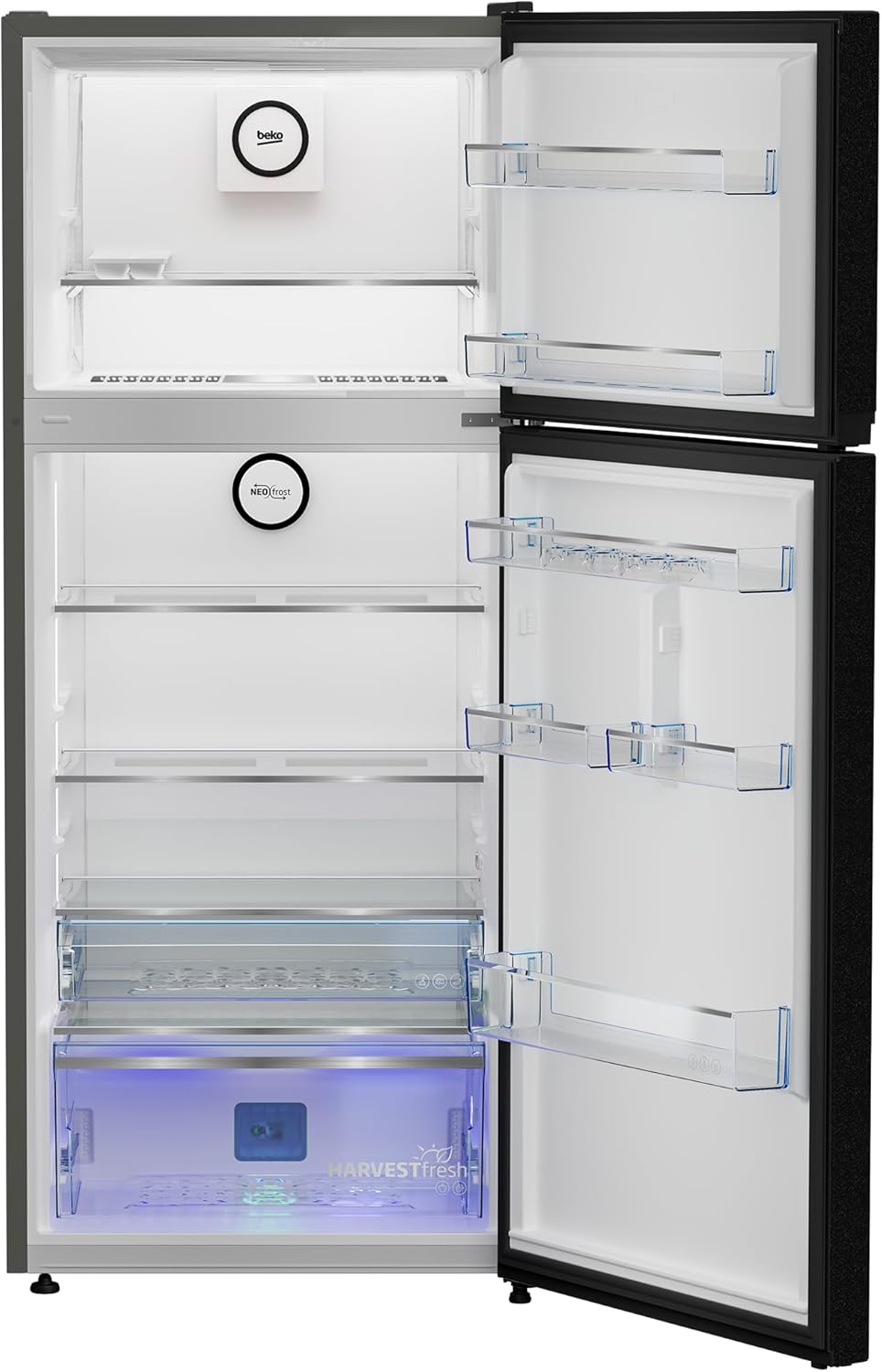 Beko 420 L Top Freezer Digital Inverter Refrigerator - RDNE420K02DXITEGB