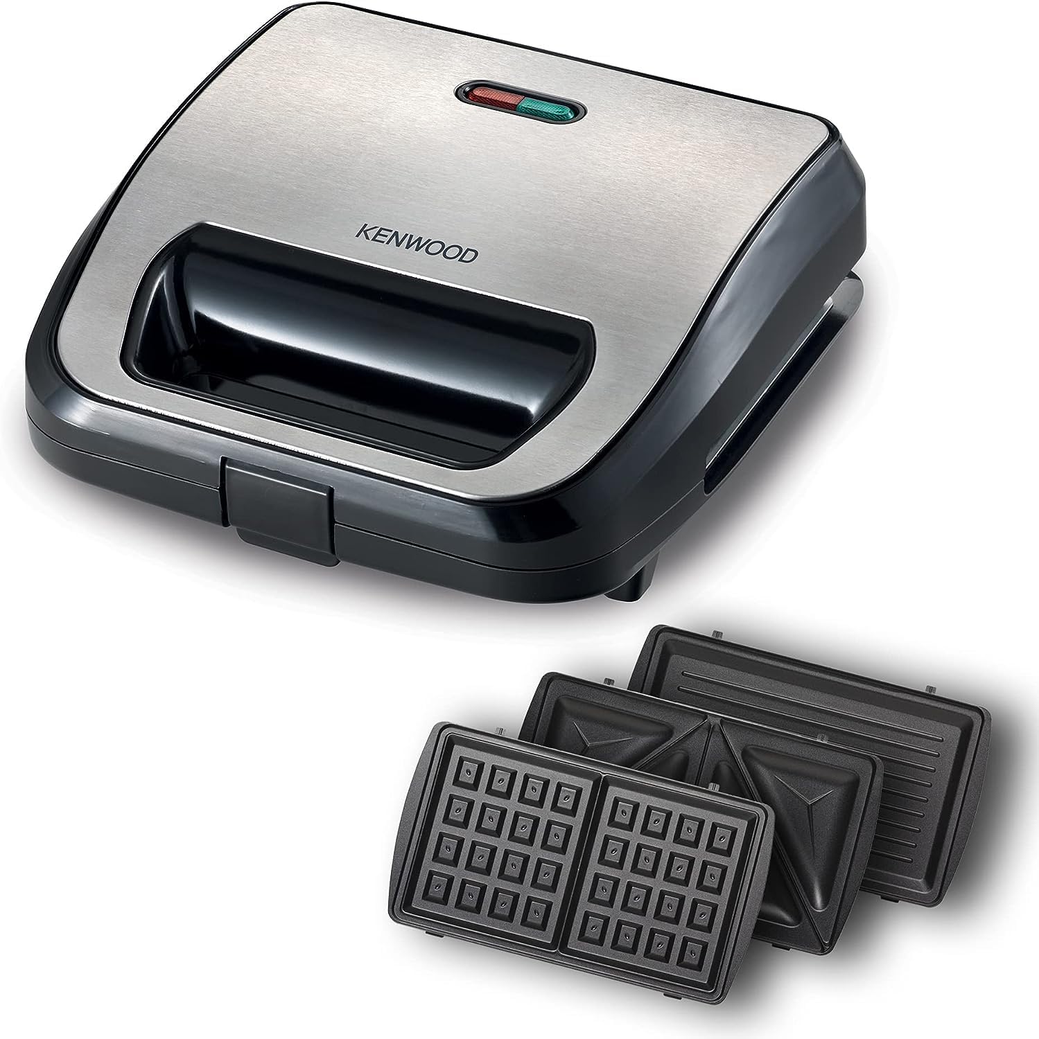 Kenwood 3-In-1 750W Grill, Waffle, Toasted Sandwich, Sandwich Maker - SMM02.000SI