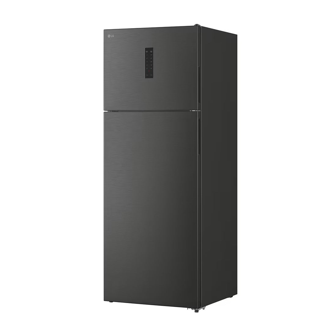 LG NoFrost Top Freezer Refrigerator , 450 Liter Inverter Motor , Black - GTF452SSAN