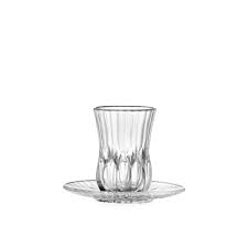 RCR  Adagio 12-piece tea set (tea glasses + saucer) Made in Egypt