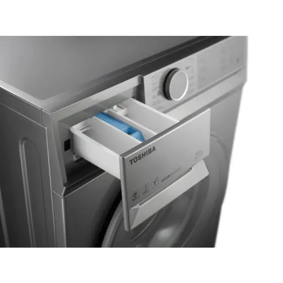 غسالة ملابس اوتوماتيك توشيبا تحمل امامي، 9 كجم - TWBL100A4EGSS