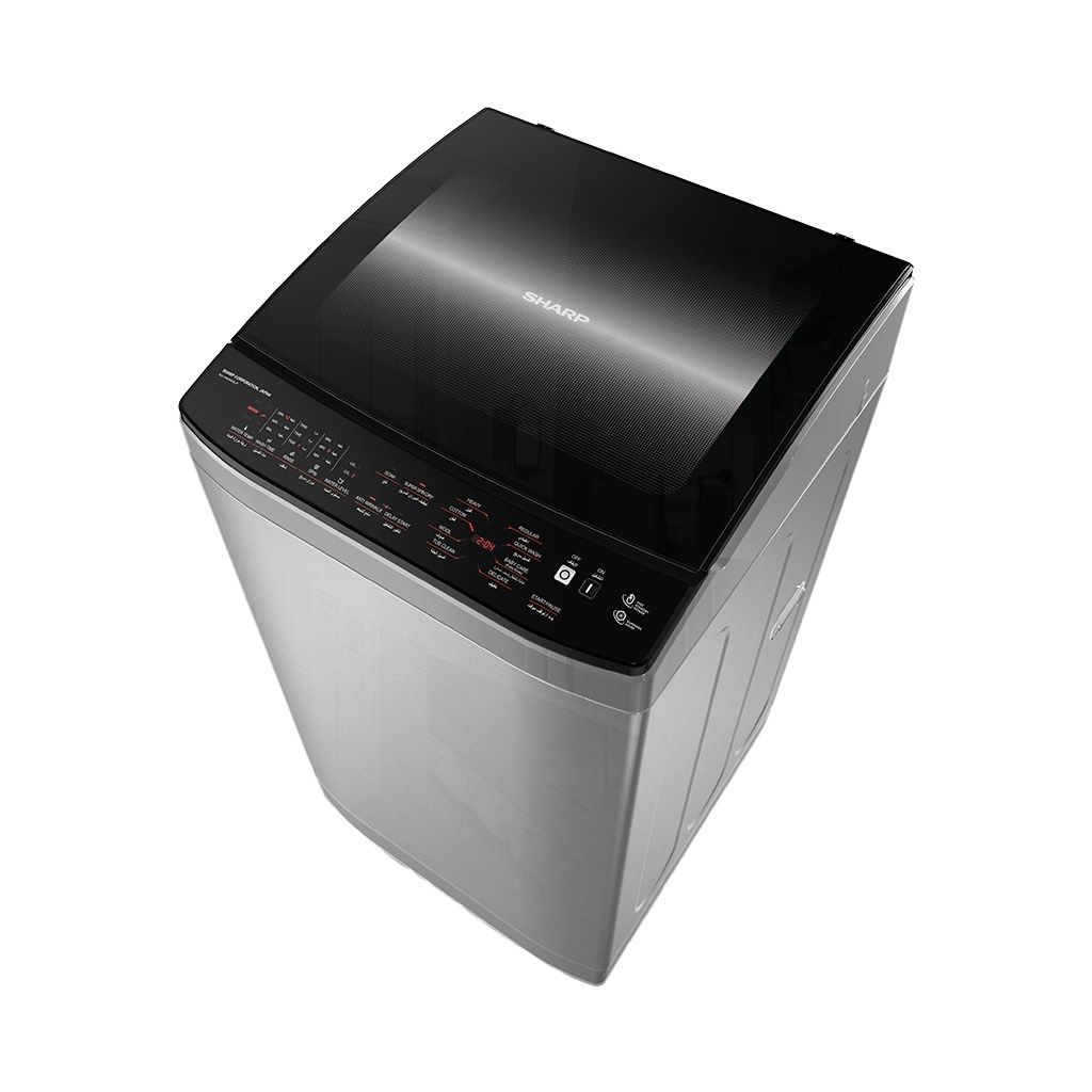 Sharp 9 KG Top Loading Washing Machine with Drain Pump - ES-TN09GSLP