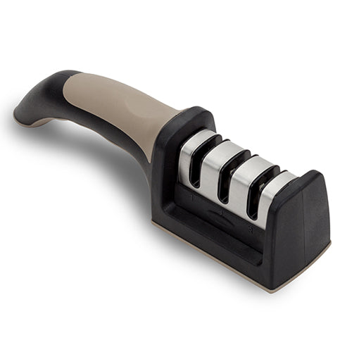NAVA Triple-blade manual sharpener for stainless steel knives "Misty" 21.5cm Made in Greece