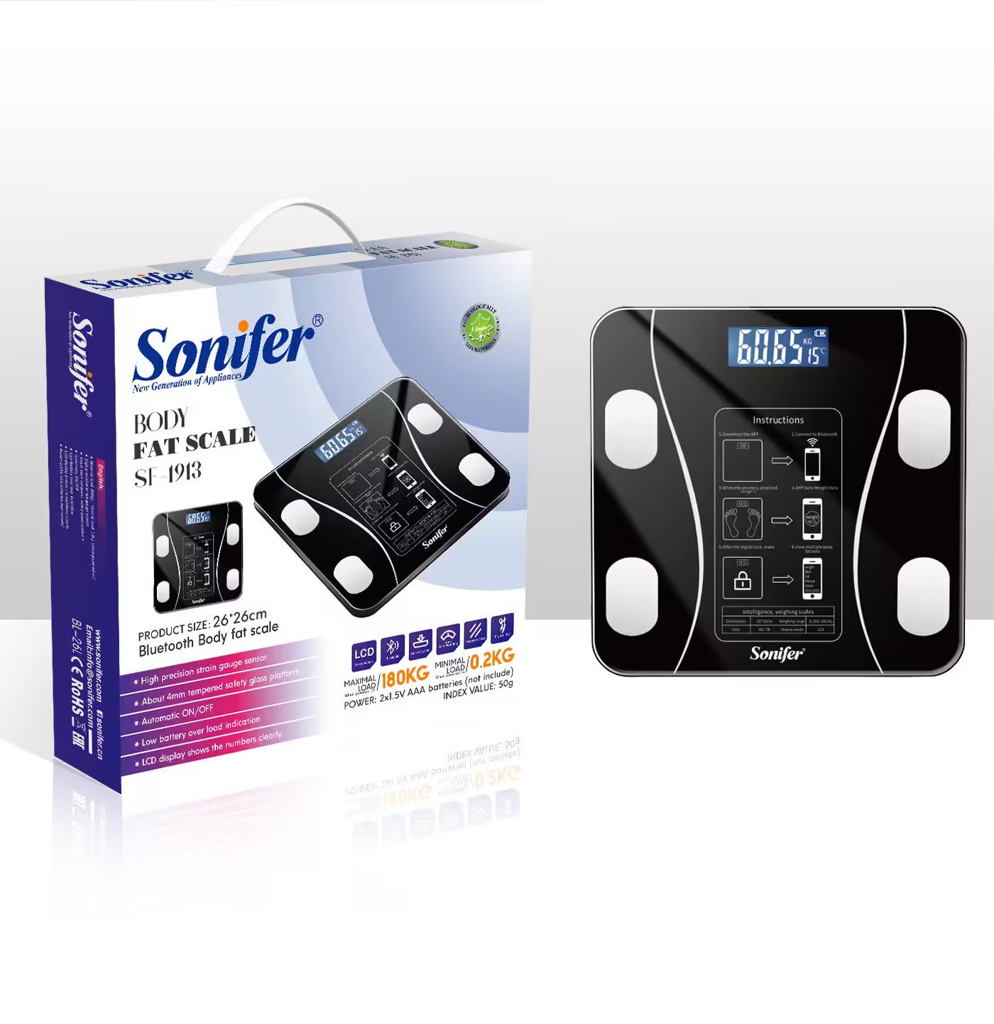 Sonifer Personal Weighing Body Fat Scale Digital - SF-1913