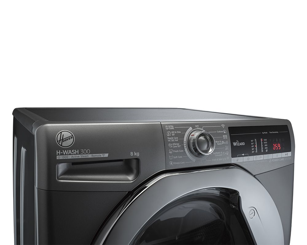 Hoover 8 KG Fully Automatic Front Loading Washing Machine - H3WS383TAC3R-ELA