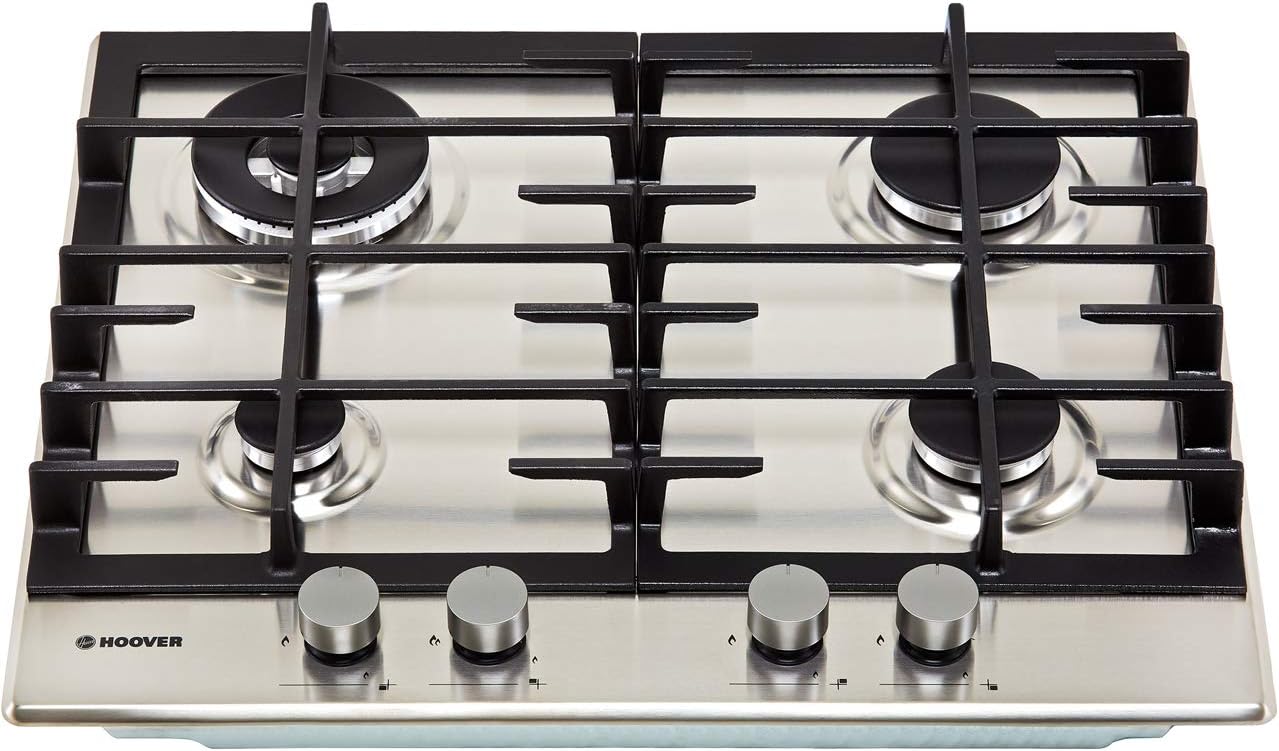 Hoover Built-In 60cm 4-Burner Gas Hob  - HHG6BR4MX