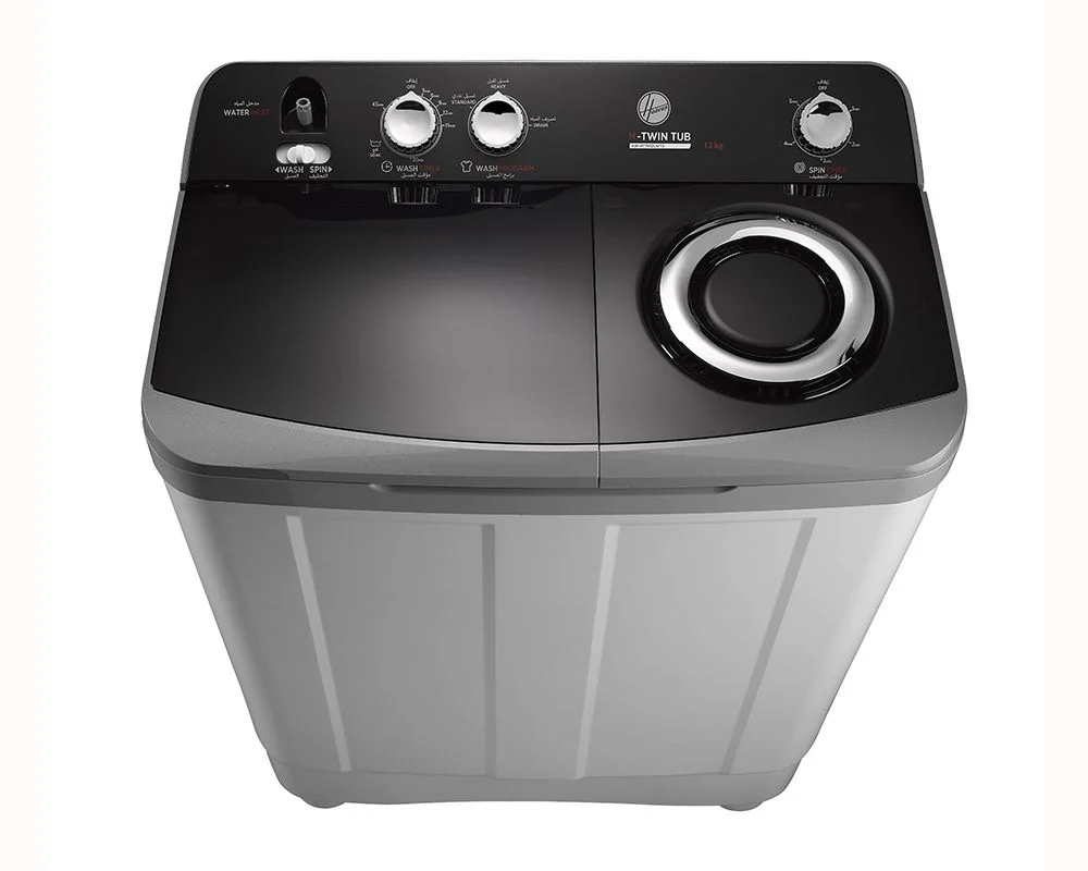 Hoover 12 KG Half Automatic Top Loading Washing Machine - HWHTTN12LWTO