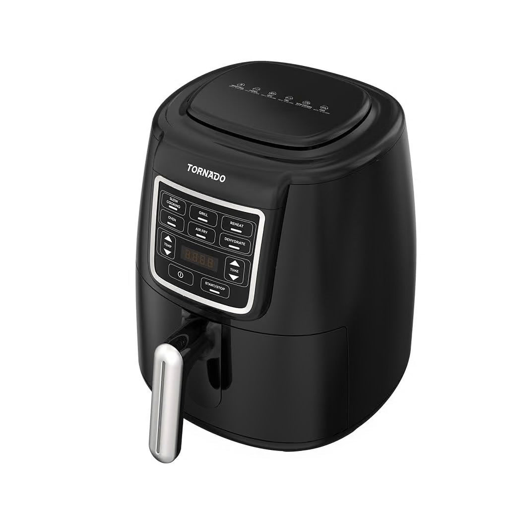 Tornado Air Fryer 4 L, 1550 W, Digital LED Display - THF-1554D-XL-BS