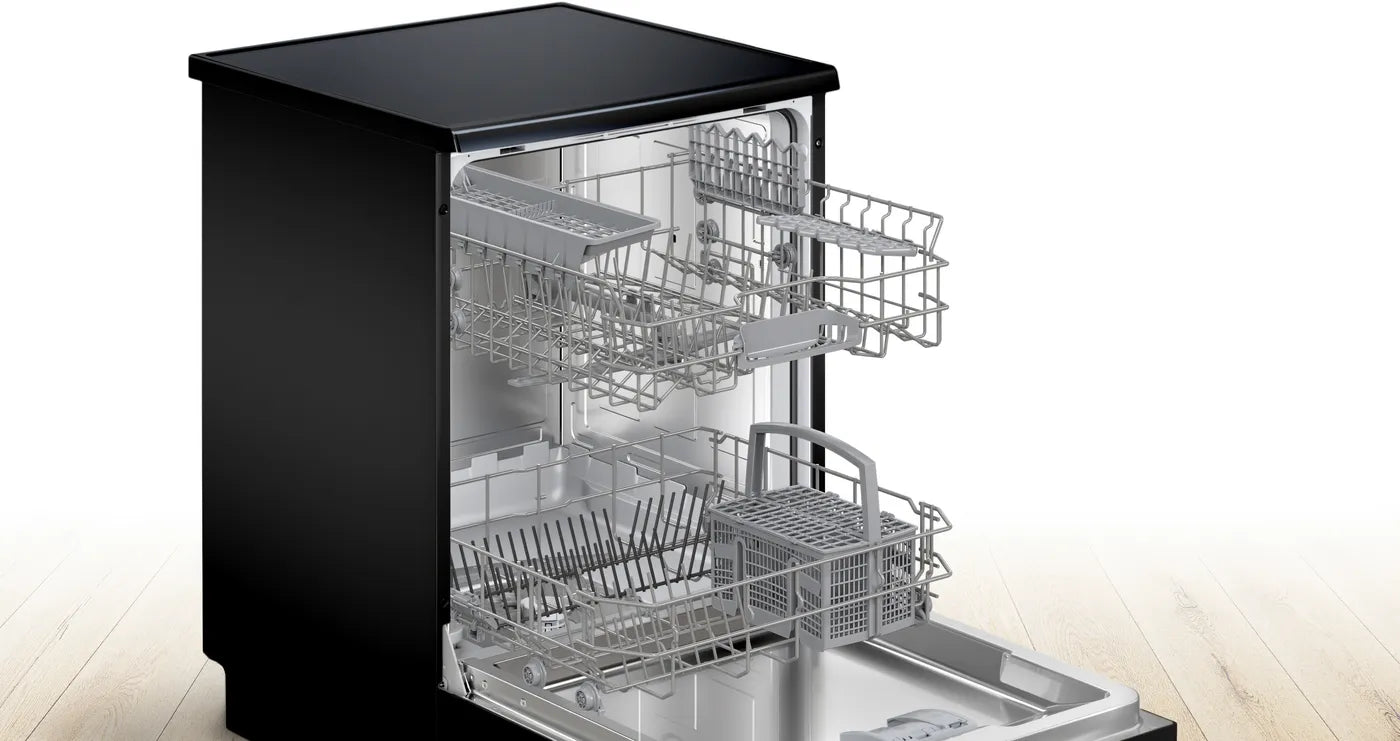 Bosch Series 2 | 12-Person 5-Program Freestanding Dishwasher - SMS25AB00V