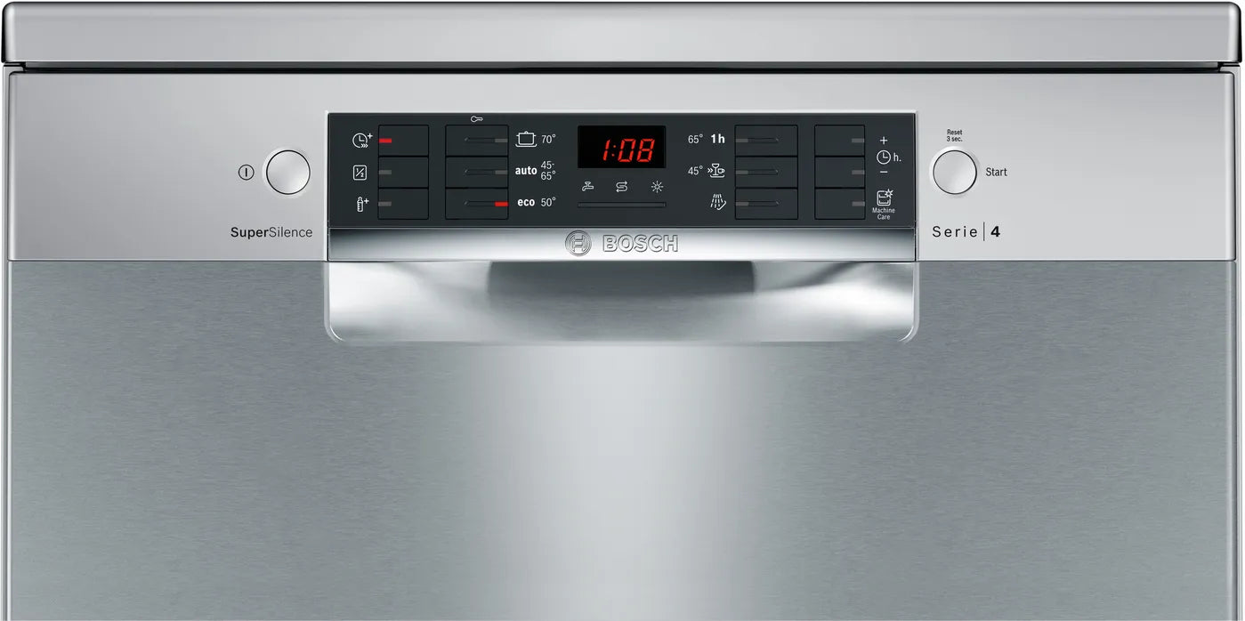 Bosch Series 4 | 13-Person 6-Program Freestanding Dishwasher - SMS46II10Q