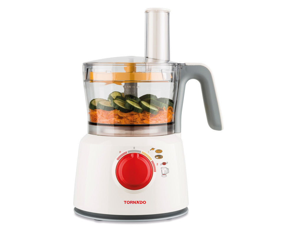 Tornado 1000 Watt, 1.2 L Bowl, 1 L Jar Food Processor - TFP1000CC