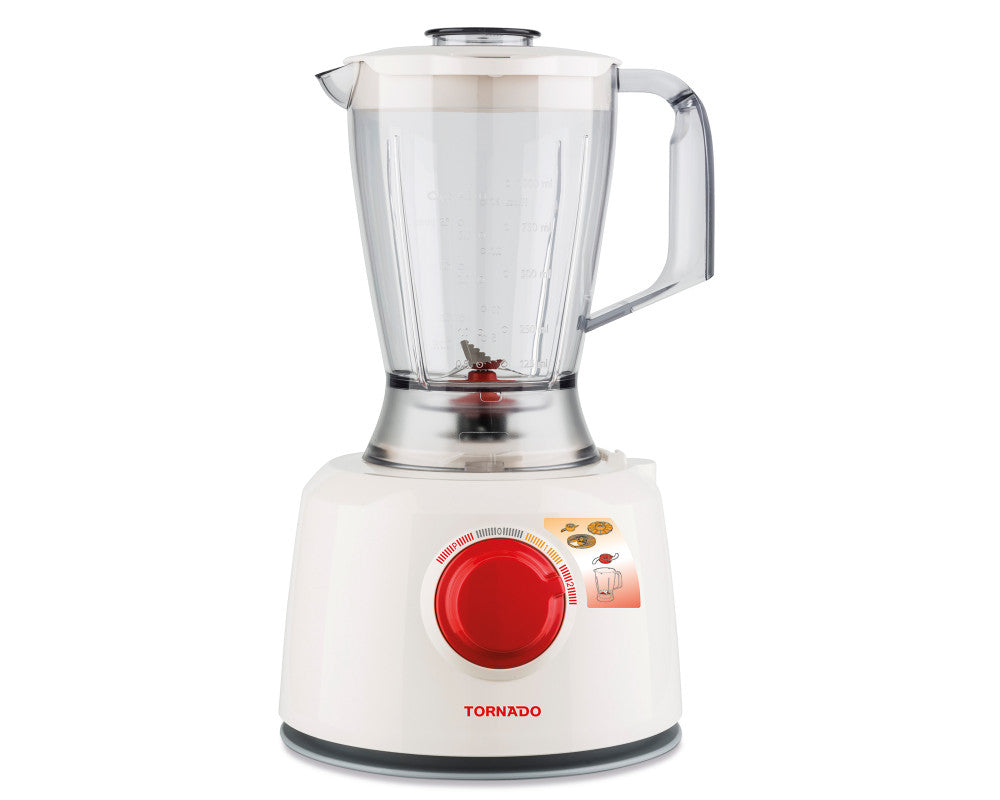 Tornado 1000 Watt, 1.2 L Bowl, 1 L Jar Food Processor - TFP1000CC