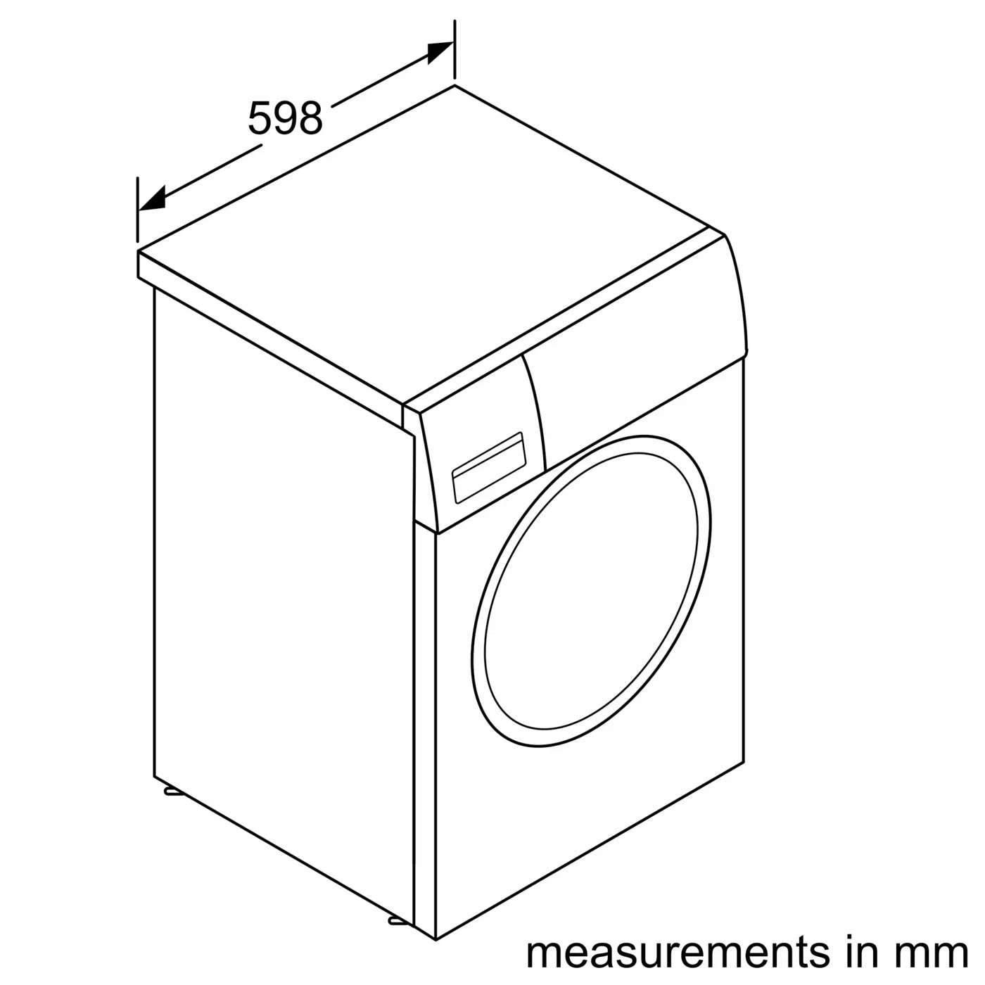 Bosch Series 4 | 8 KG Fully Automatic Front Loading Washing Machine - WAN282X1EG