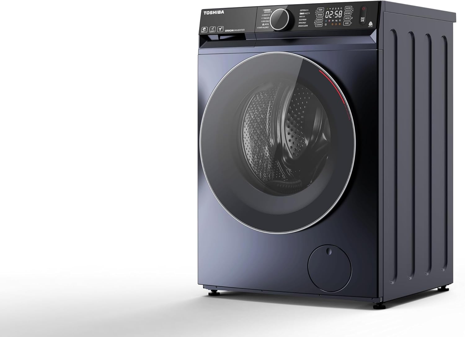 Toshiba 12 KG Washer + 8 KG Dryer with WIFI Inverter Washing Machine - TWD-BM130GF4EG(MK)