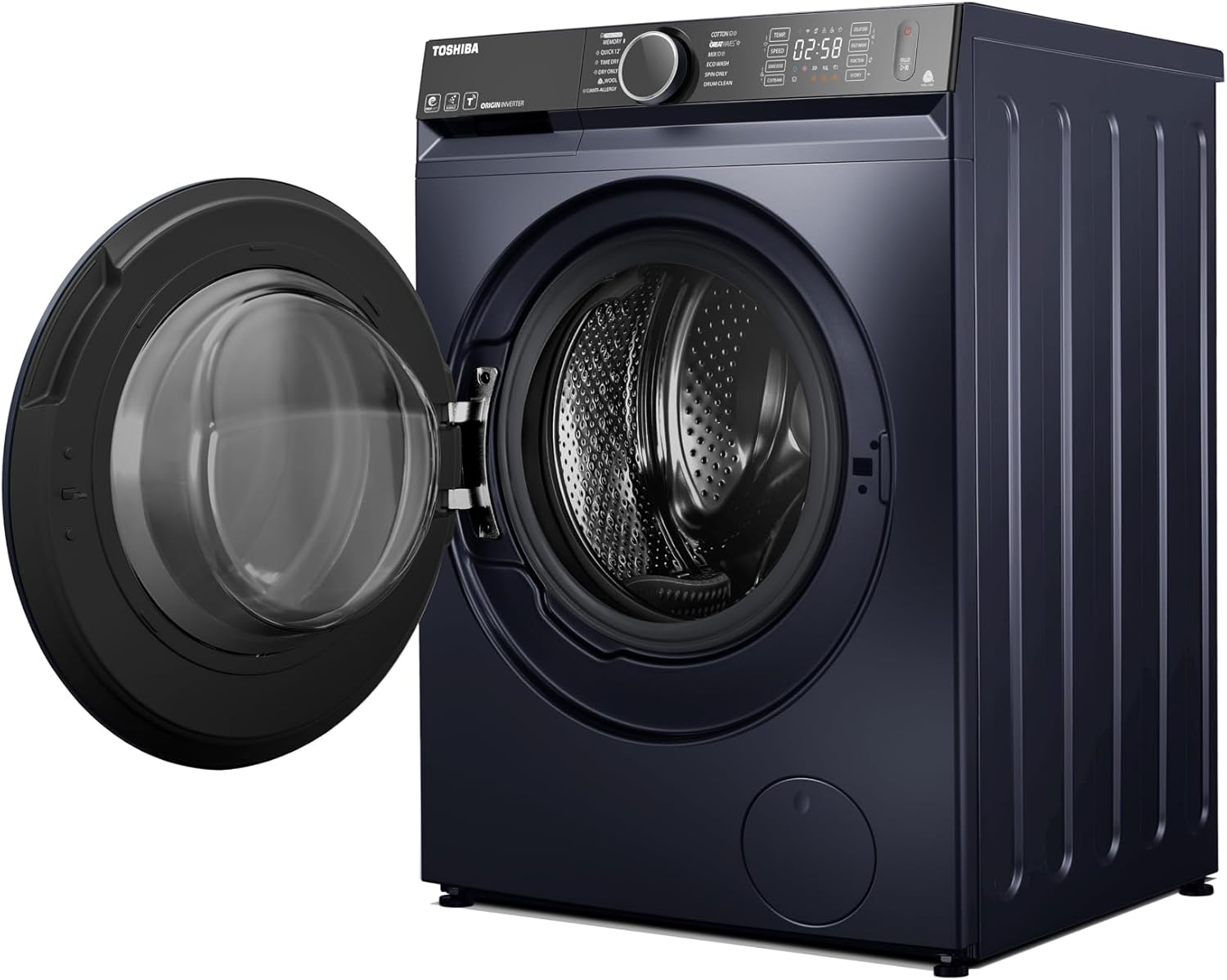 Toshiba 12 KG Washer + 8 KG Dryer with WIFI Inverter Washing Machine - TWD-BM130GF4EG(MK)