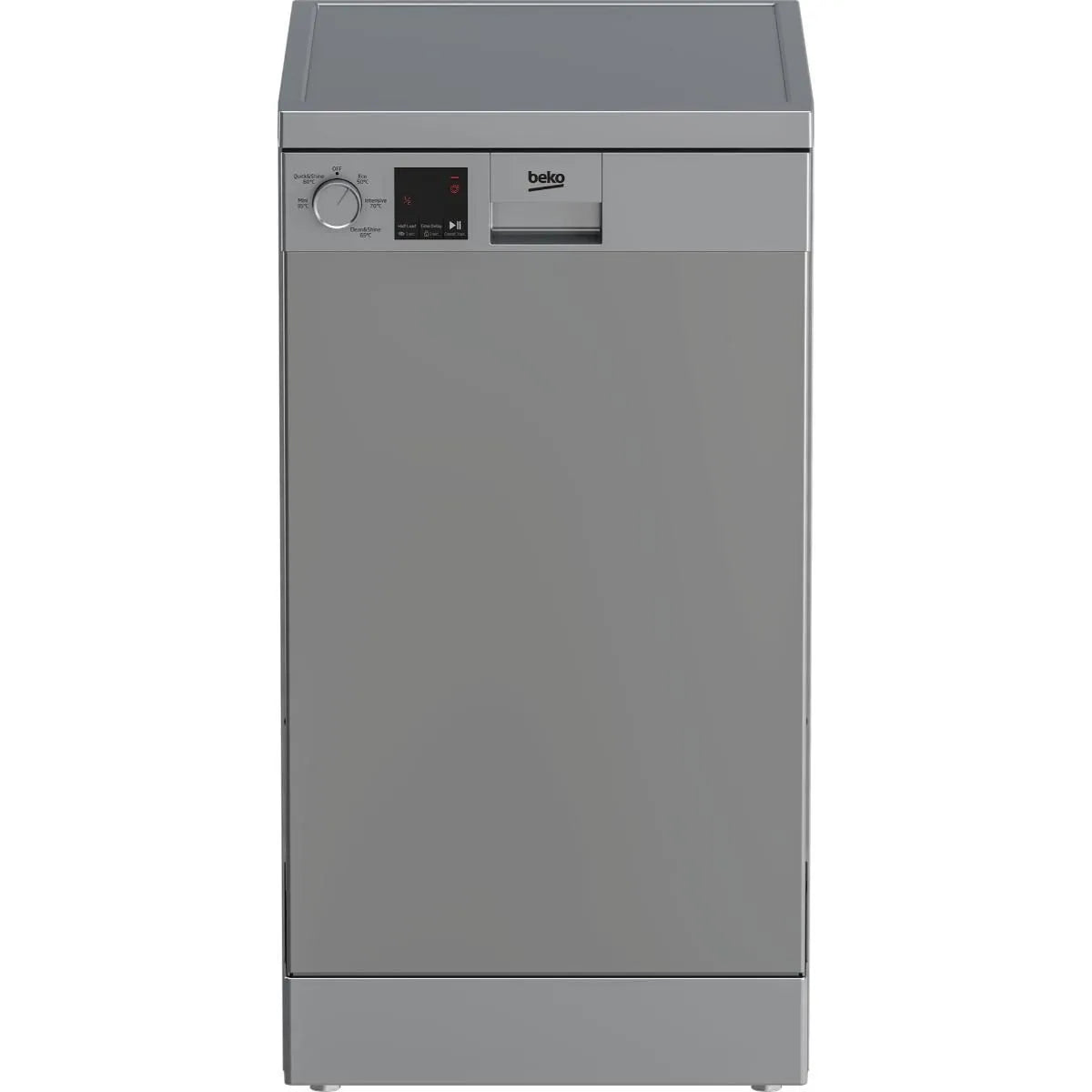 Beko 10 Person 45cm Slimline 5 Program Dishwasher - DVS05020S