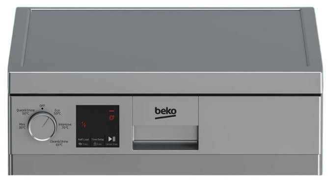 Beko 10 Person 45cm Slimline 5 Program Dishwasher - DVS05020S