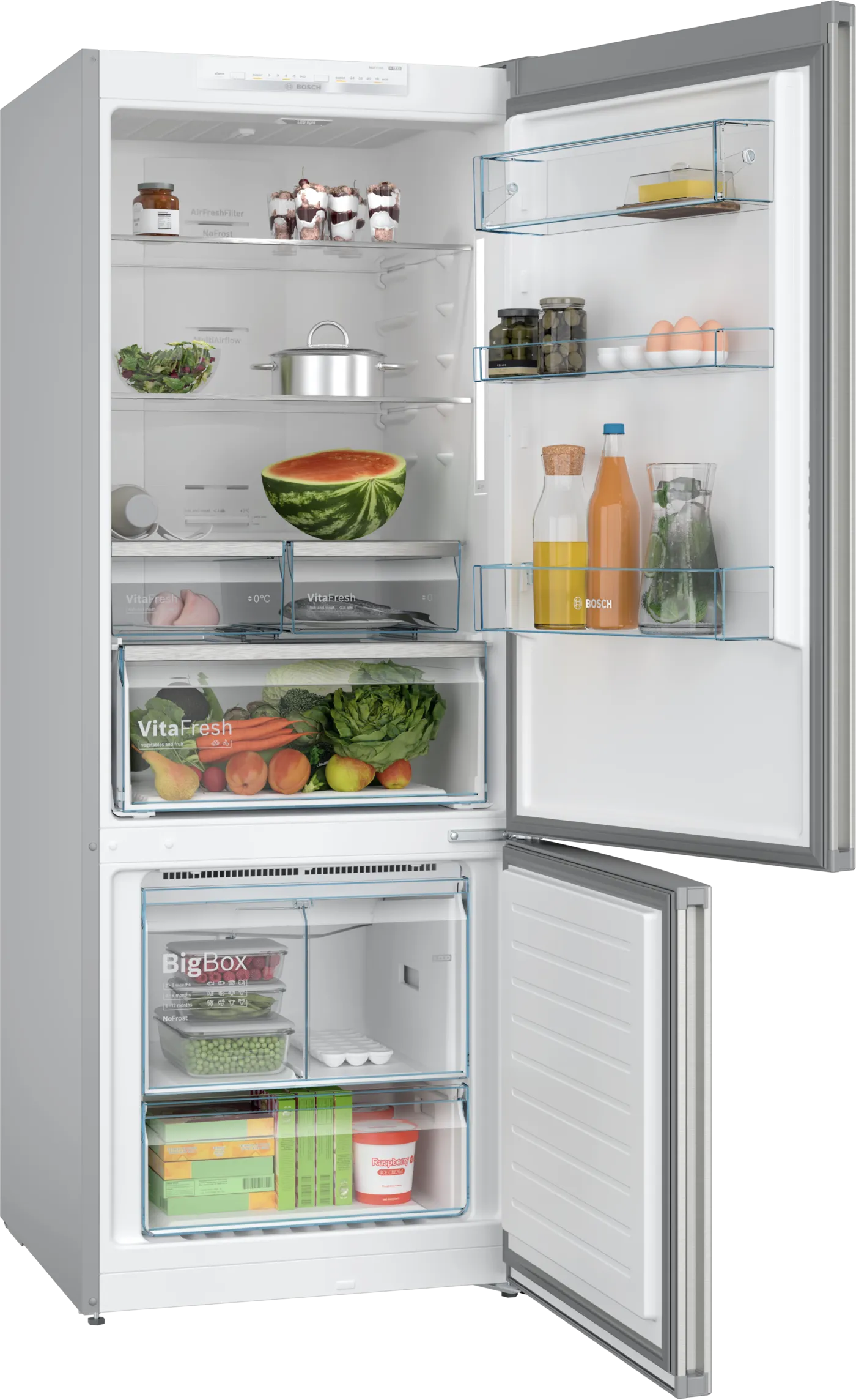 Bosch Series 4 | Bottom Freezer 456 L Refrigerator - KGN55Vi2E9