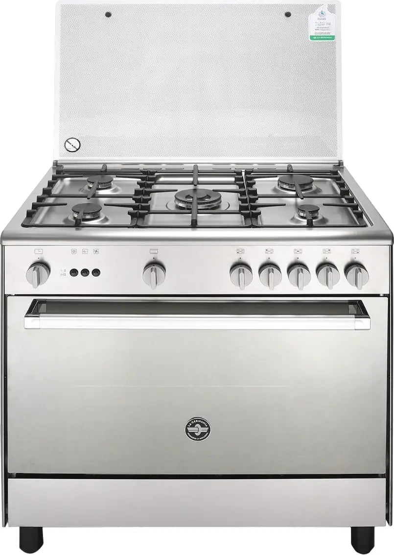 La Germania Freestanding 90cm 5-Burner Gas Cooker - 9D10GUB1X4AWW