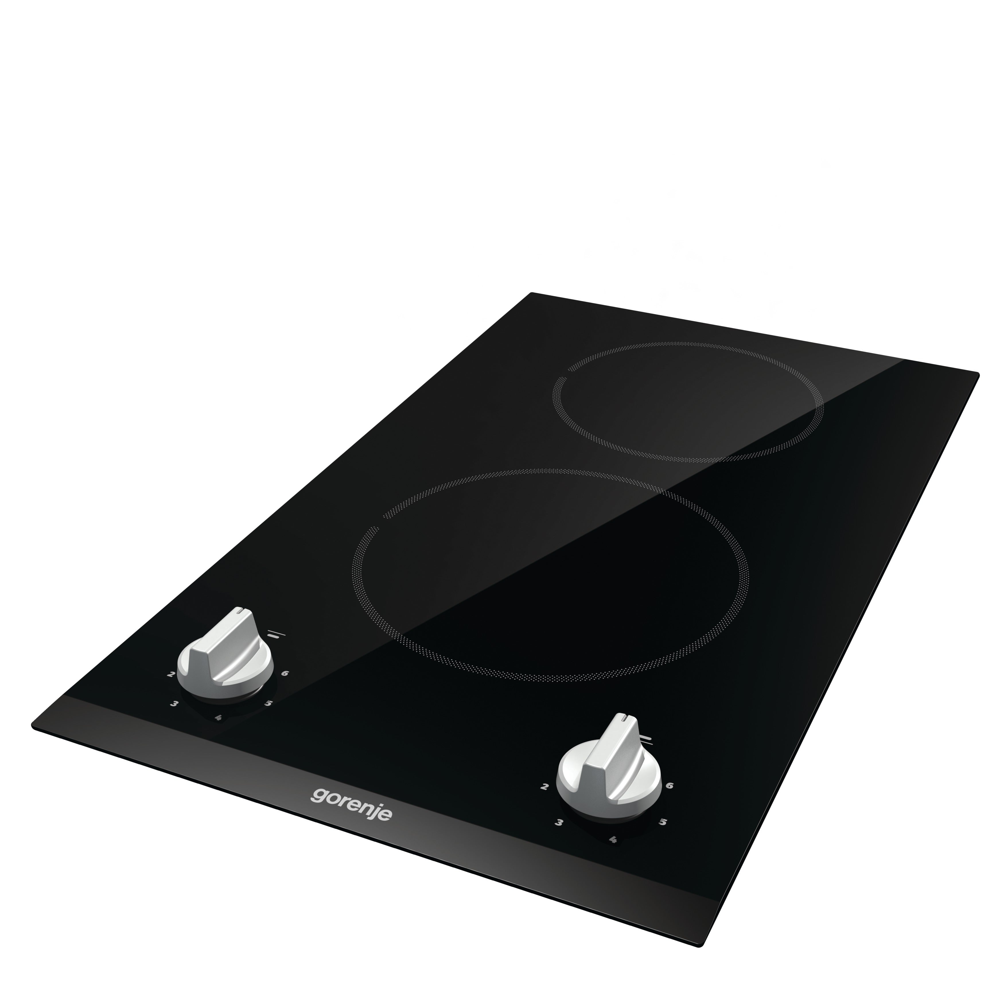 Gorenje Built-in 30cm 2-Burner Ceramic Electric Hob - EC321BCSC