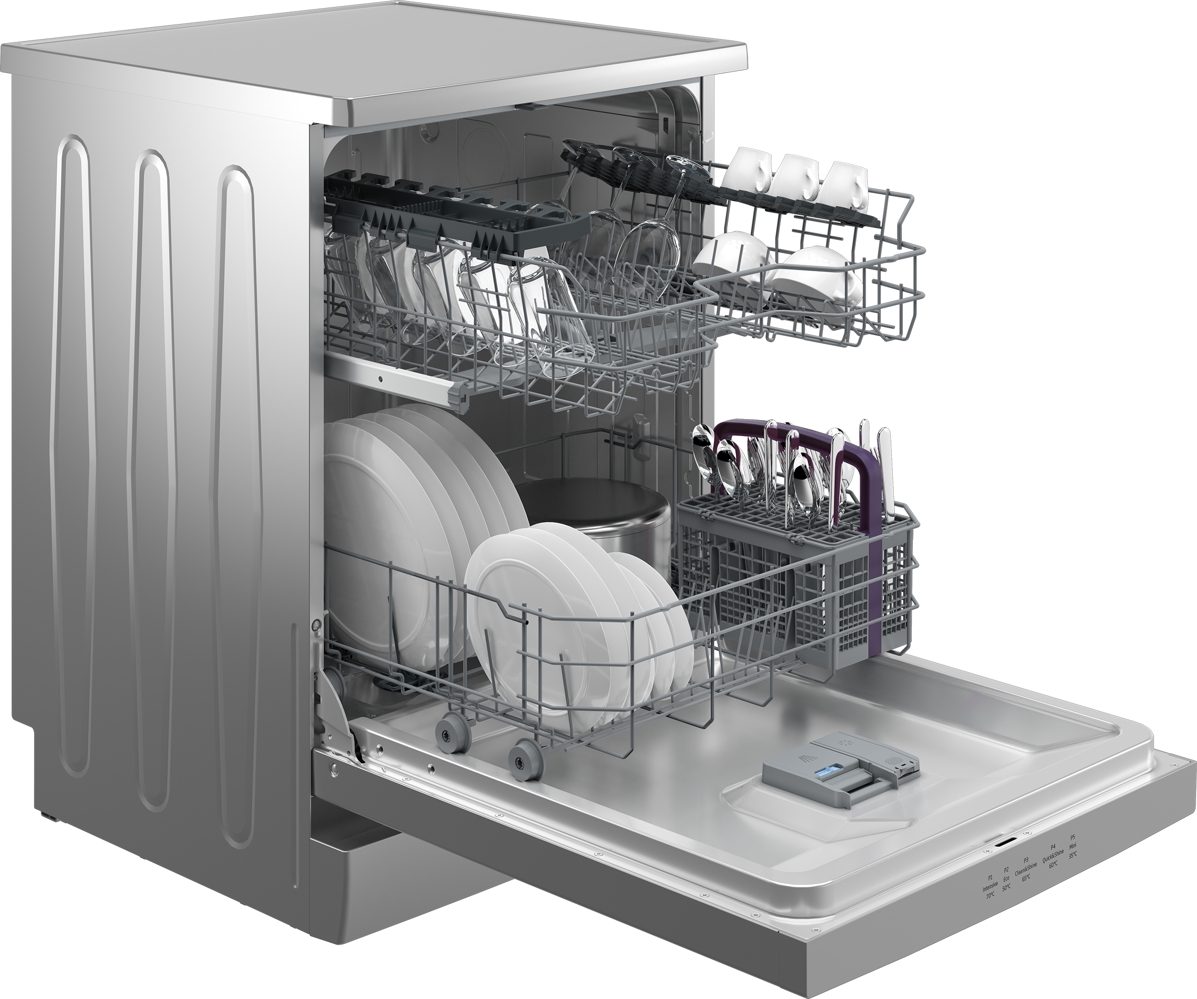 Beko 14 Person 60cm 5 Program Dishwasher - BDFN15420S