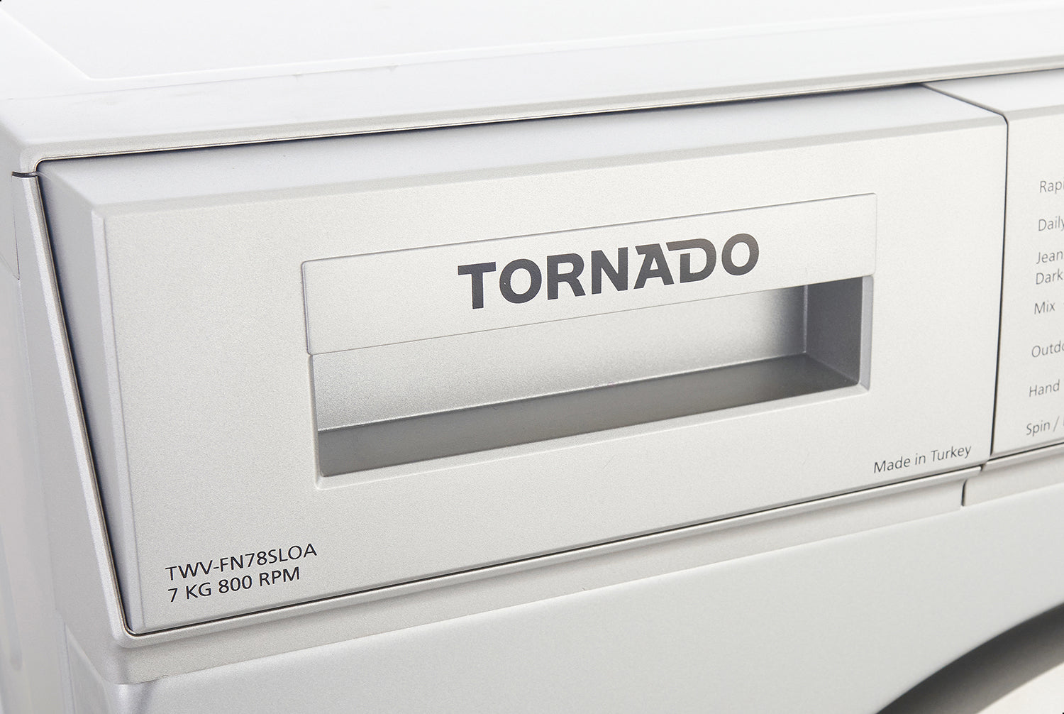 Tornado 7 KG Front Loading Fully Automatic Washing Machine - TWV-FN78SLOA