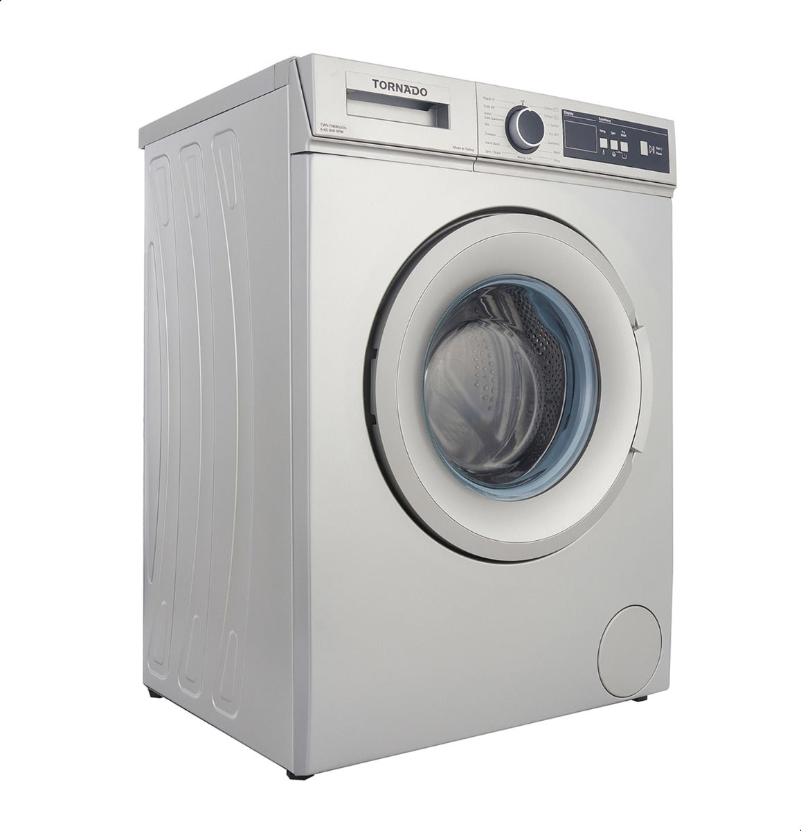 Tornado 6 KG Front Loading Fully Automatic Washing Machine - TWV-FN68SLOA