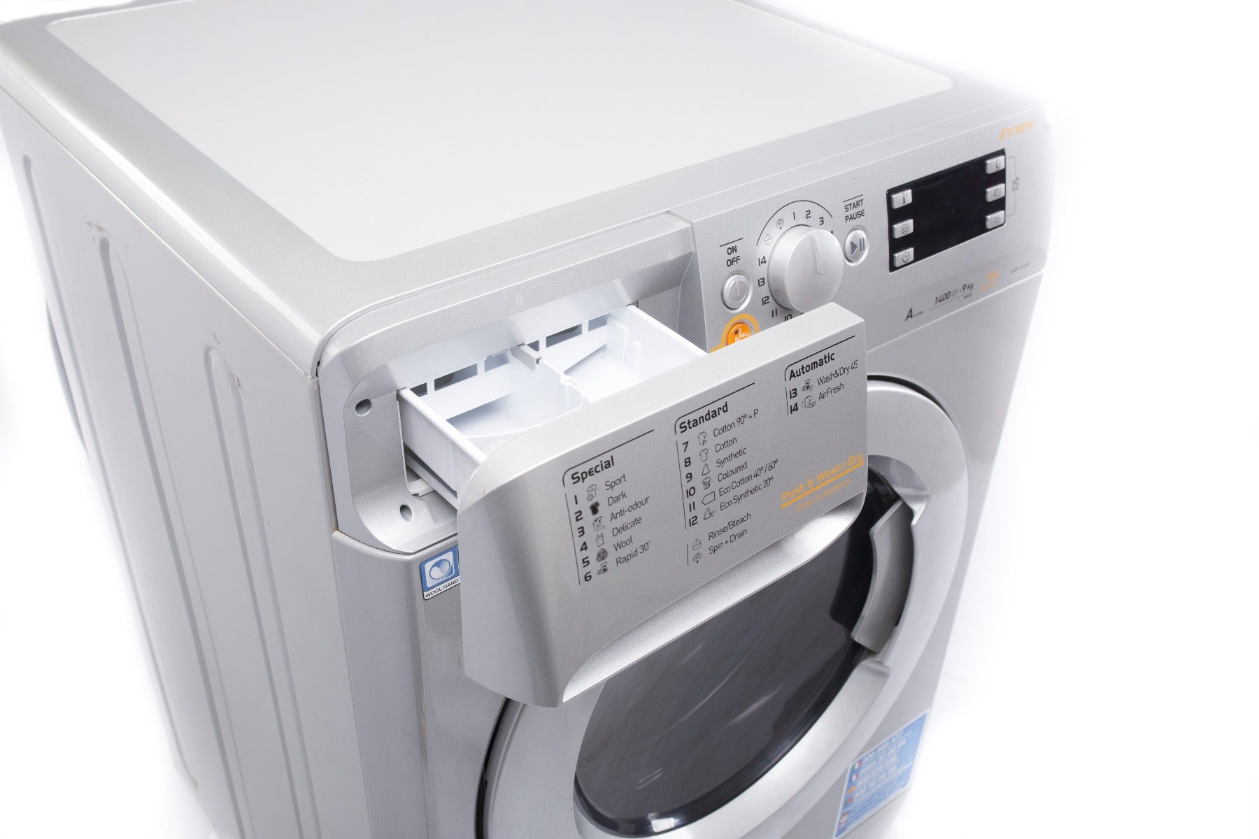 Indesit Front Loading 9 KG Washer + 6 KG Dryer - XWDE961480XSEX