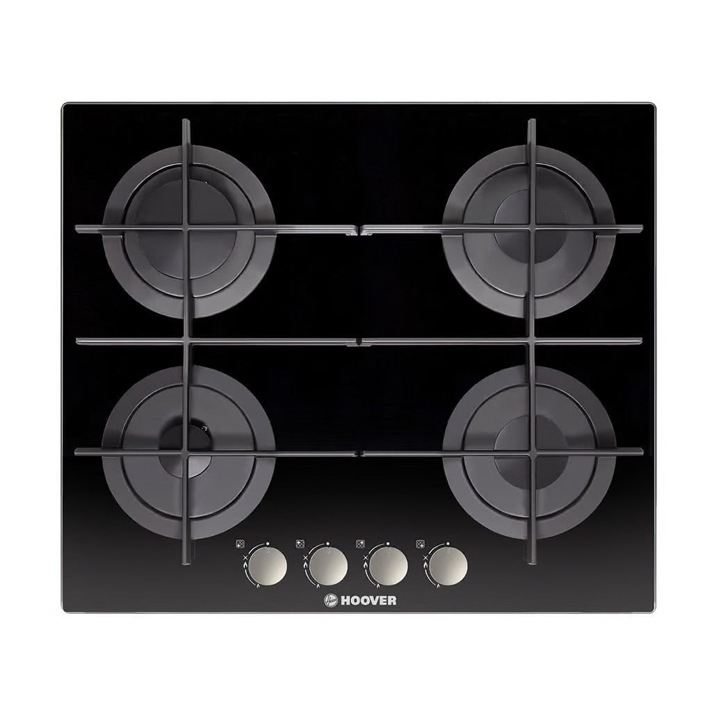 Hoover Built-in 60cm 4-Burner Gas Glass Hob - HGV64SMTCGB EGY