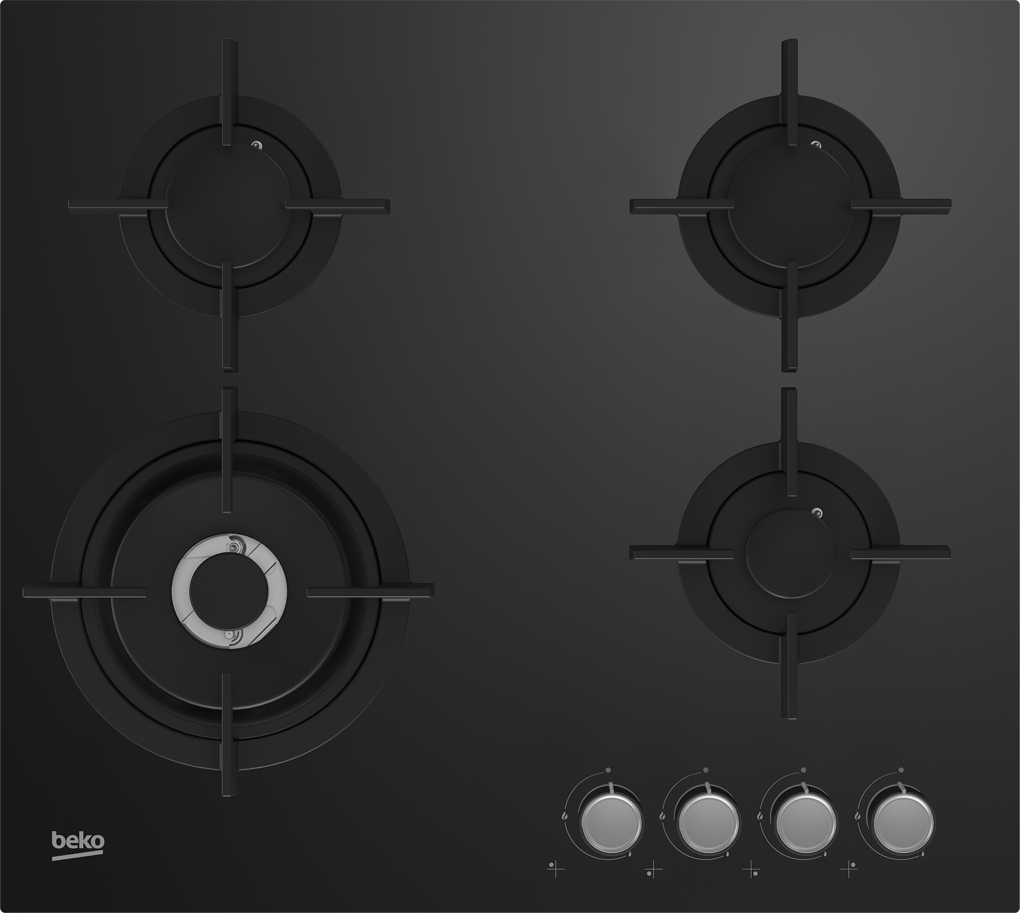 Beko Built-in 60cm 4-Burner Gas Hob - HILW 64222 SE