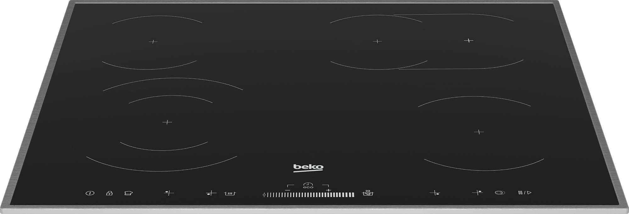 Beko Built-in 60cm 4-Burner Electric Hob - HIC 64503 TX