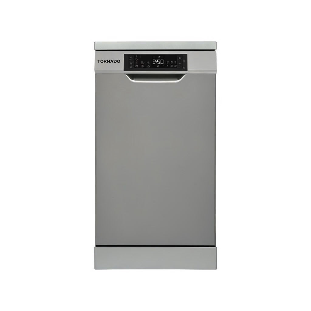 Tornado 10-Person 45 cm 7-Program Freestanding Dishwasher - TDV-FN107DDS