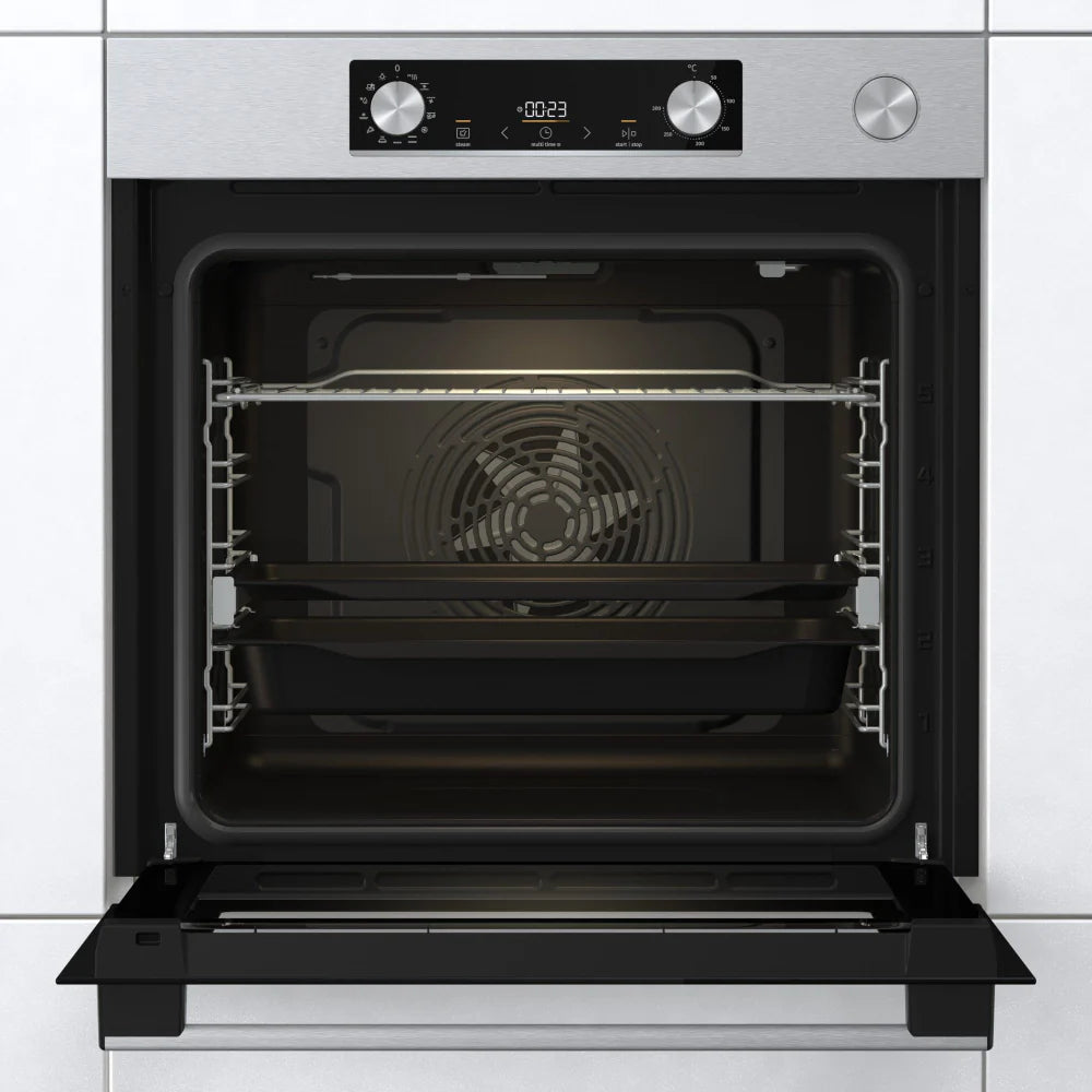 Gorenje Built-in 60cm 77 L Electric Oven with Grill & Steam Air Fry - BSA6737E15X