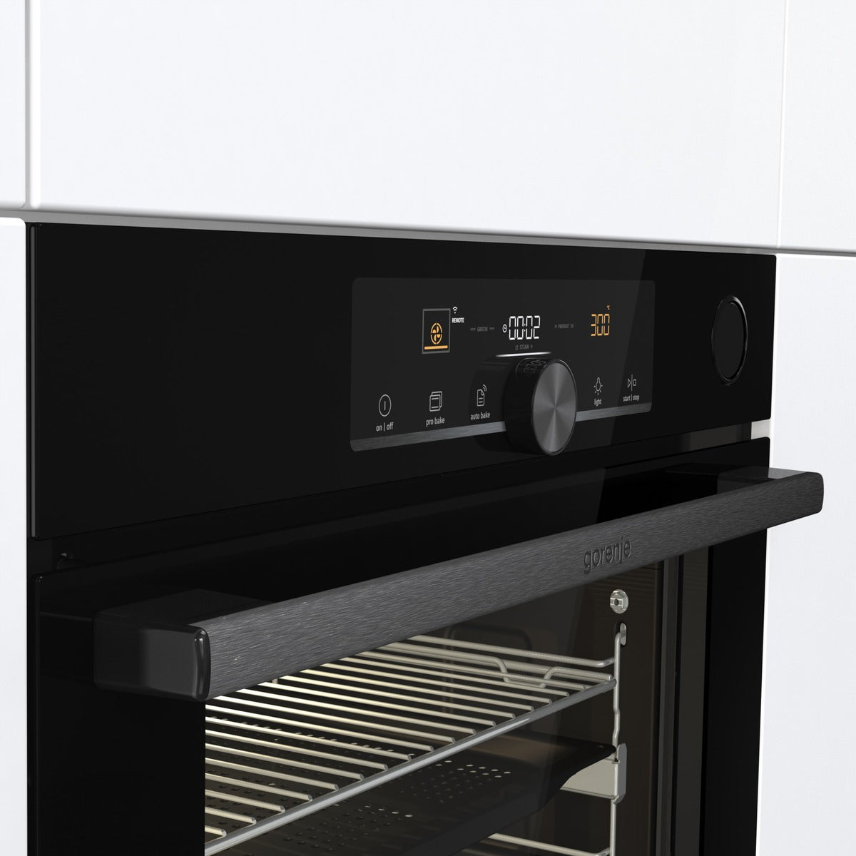 Gorenje Built-in 60cm 77 L Wifi Operated Electric Oven with Grill & Airfry - BSA6747A04BGWI