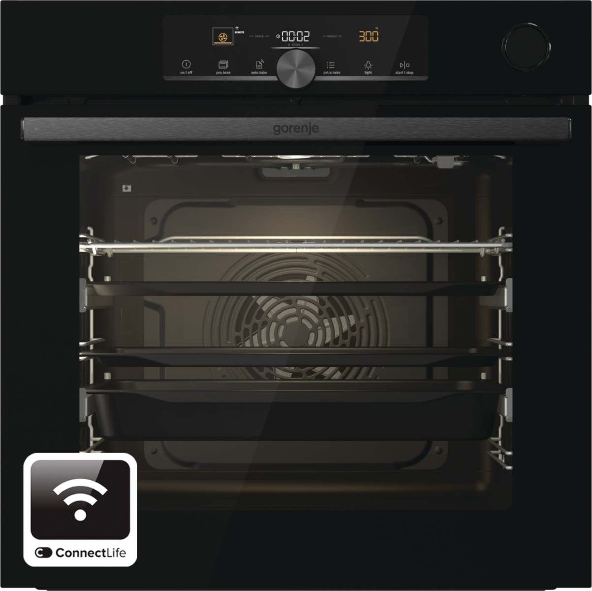 Gorenje Built-in 60cm 77 L Wifi Operated Electric Oven with Grill & Airfry - BSA6747A04BGWI