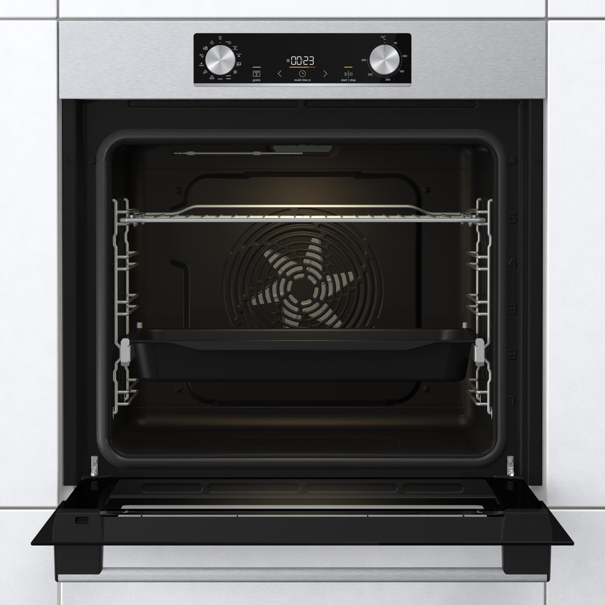 Gorenje Built-in 60cm 77 L Electric Oven with Grill & Airfryer - BO6737E02X