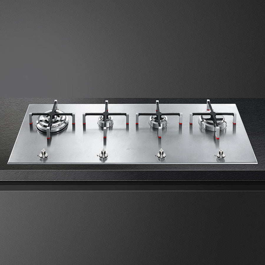 SMEG Linea 100cm Stainless Steel Gas Hob - PX140