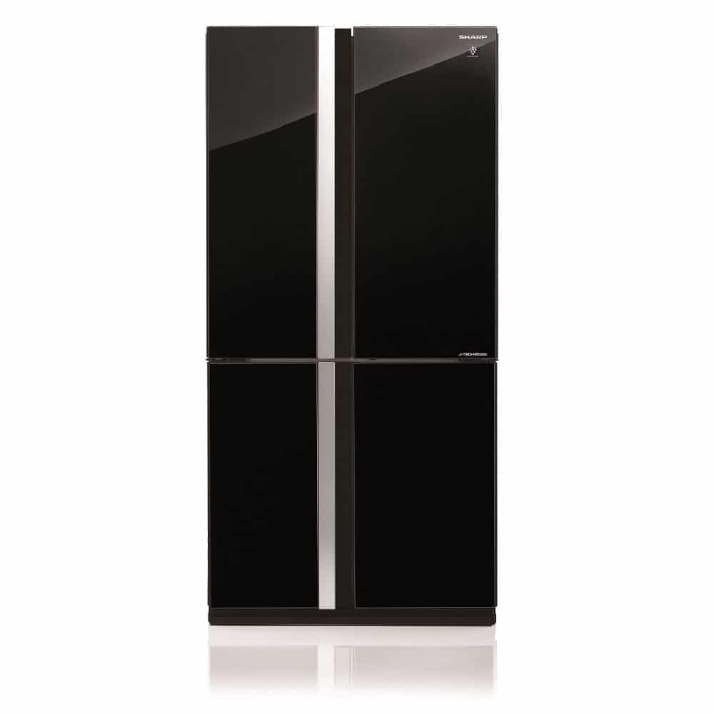 Sharp 4-Door 605 L Inverter Refrigerator - ‏ SJ-FS87V-BK