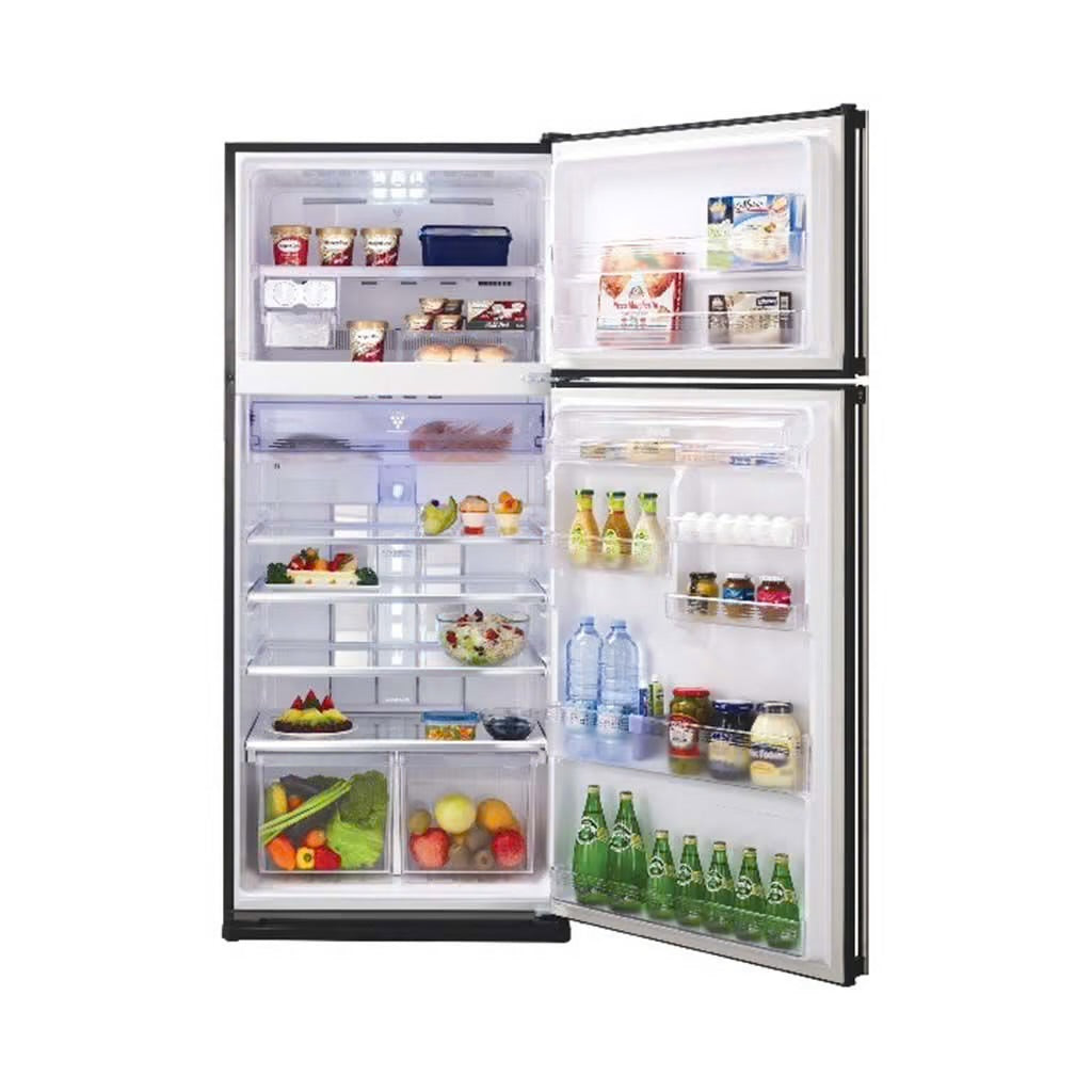 Sharp Top Freezer 627 L Refrigerator with Plasmacluster Technology - SJ-GC75V-BK