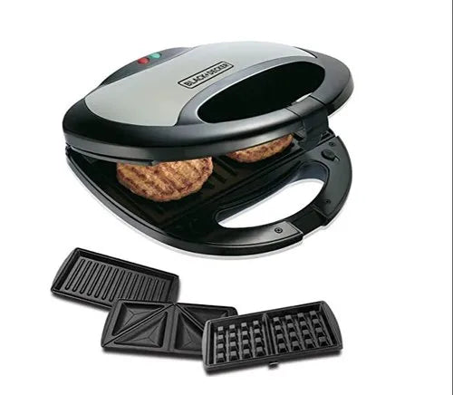 Black + Decker 2-Slot Sandwich Maker - TS2000B5