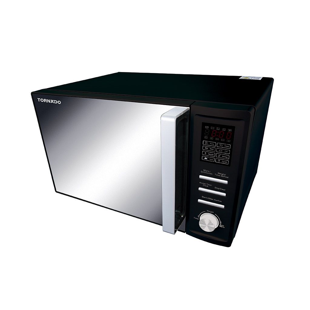 Tornado 36 L 1000 Watt Microwave with Grill - MOM-C36BBE-BK