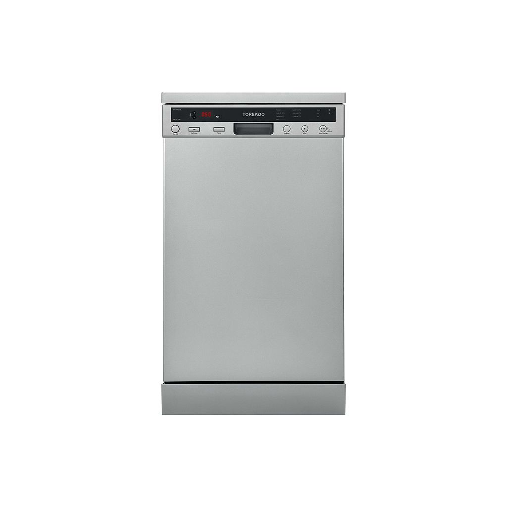 Tornado 10-Person 7-Program 45cm Freestanding Dishwasher - DWS-B10DTT-S