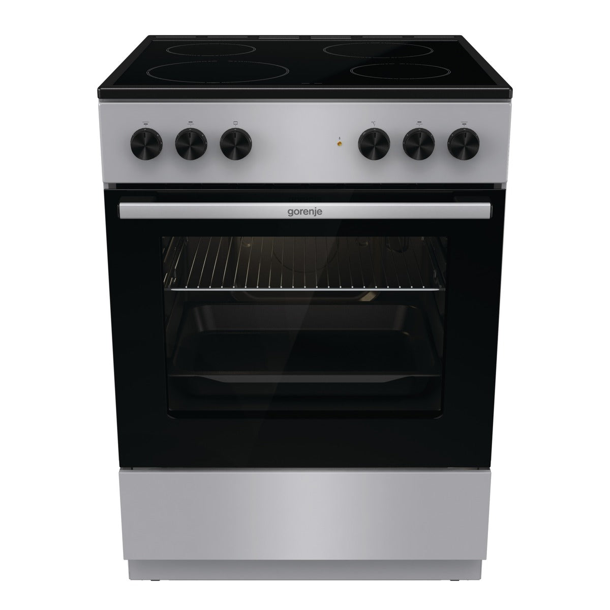 Gorenje 60cm 4-Burner Freestanding Electric Cooker - GEC6A11SG