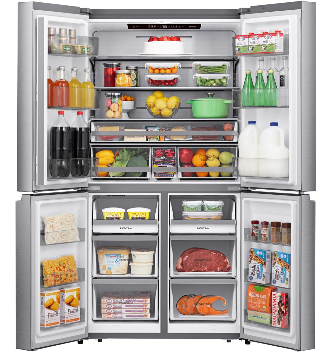 Gorenje 664L 4-Door Inverter Refrigerator - NRM918FUX