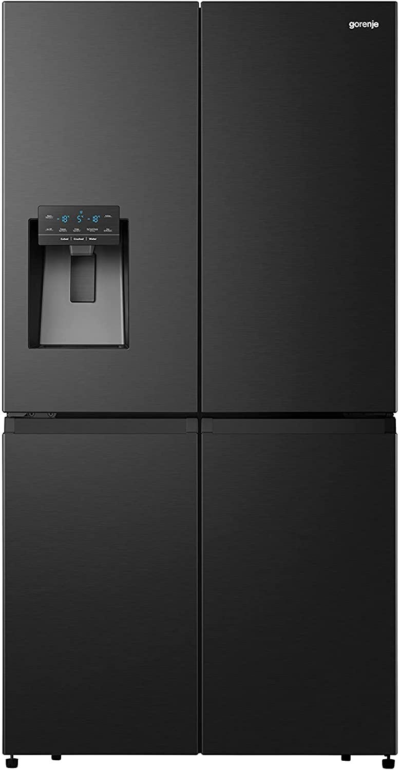 Gorenje 4-Door 565 L Inverter Refrigerator with Ice Crusher and Water Dispenser - NRM9181SBI