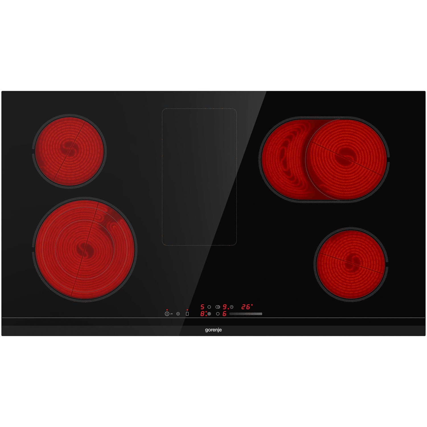 Gorenje 90cm 5-Burner Electric Built-in Hob - ECS959BCSC