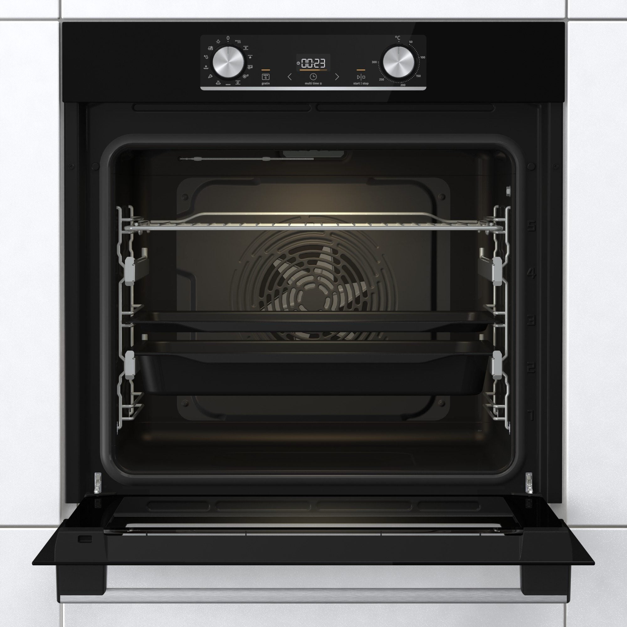 Gorenje 60cm 77 L Built-in Electric Oven with Airfryer - BOSX6737E09BG