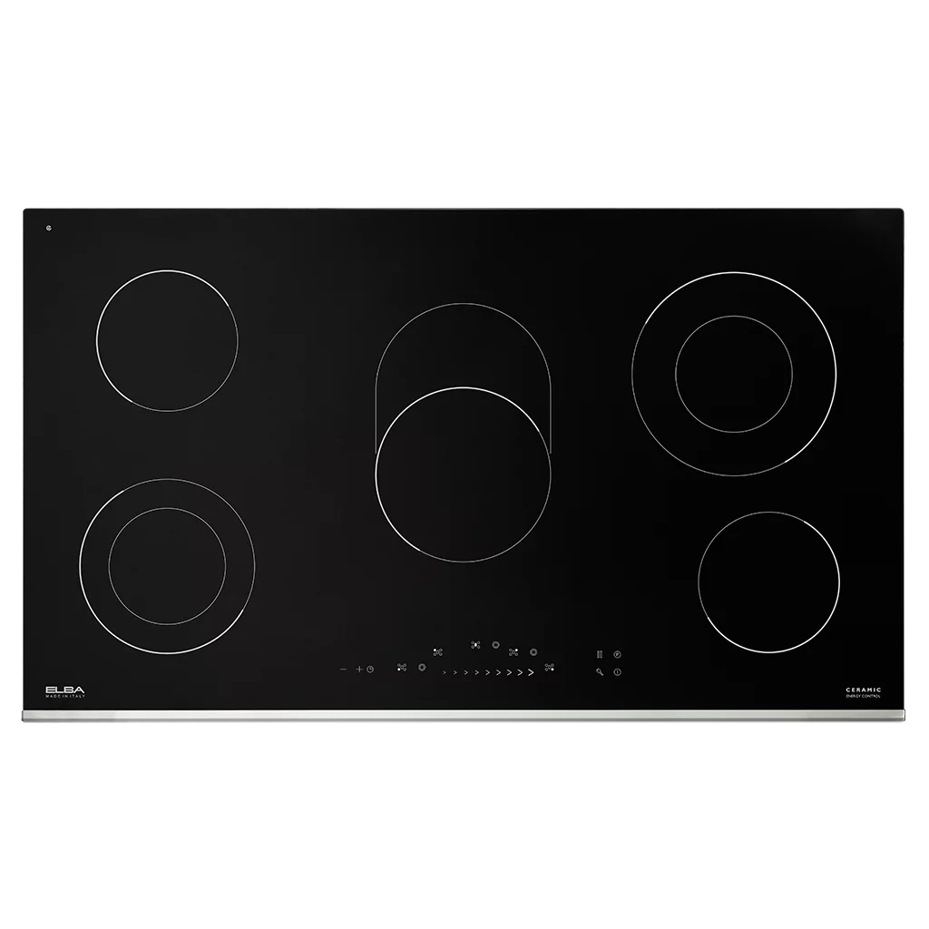 Elba 90cm 5-Burner Built-in Electric Hob - EVC905XF