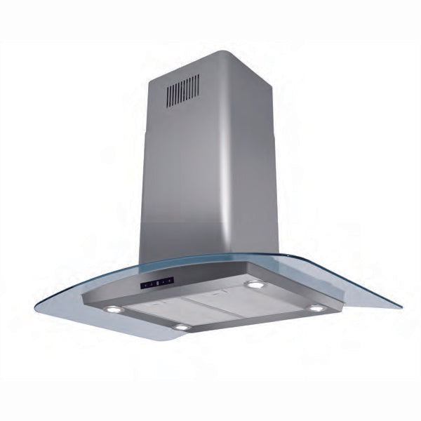 Elba 90cm Built-in Glass Island Hood - ECH 9665 GLX