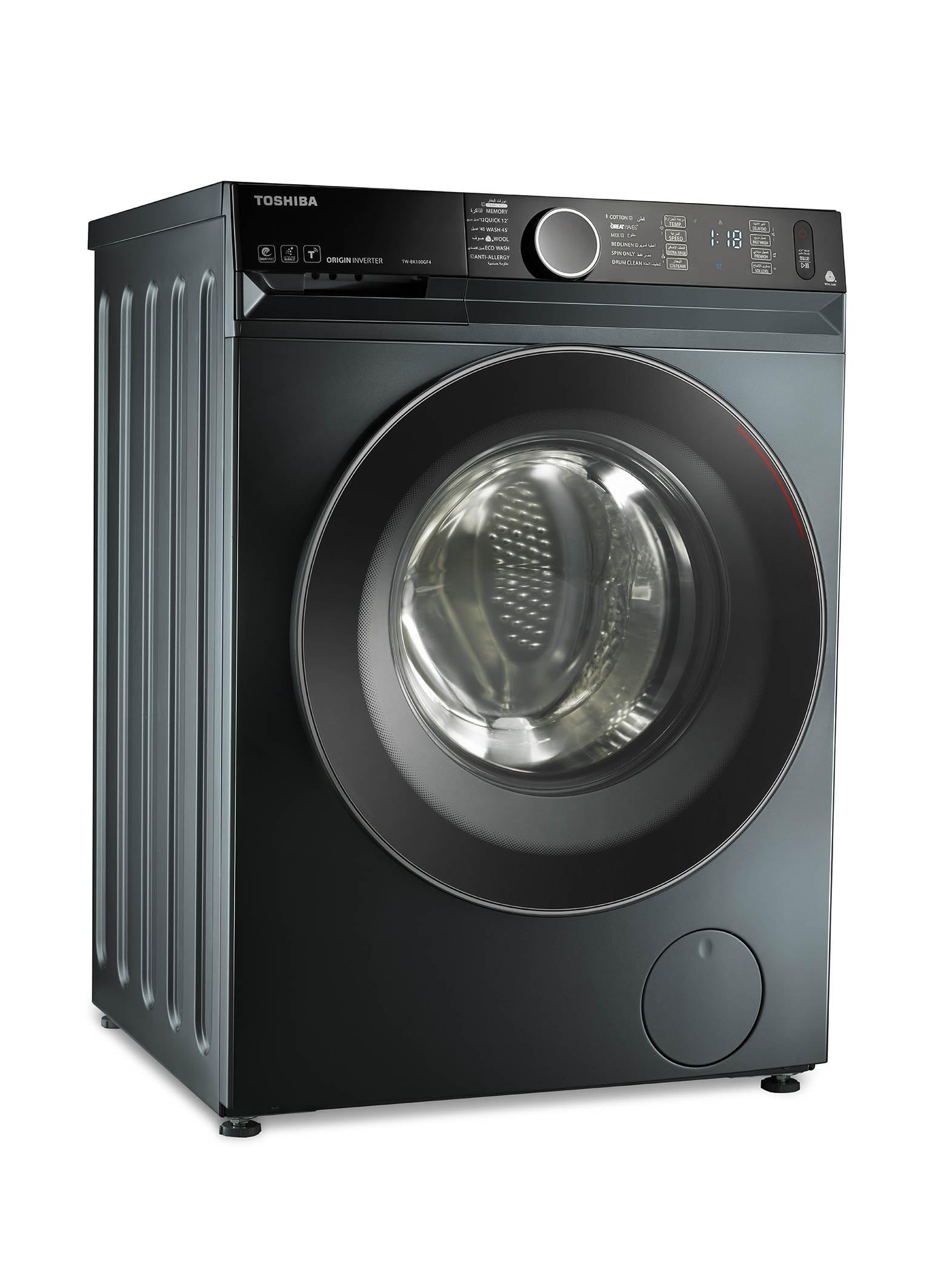 Toshiba 8KG Front Loading Inverter Washing Machine - TW-BK90GF4EG(MK)